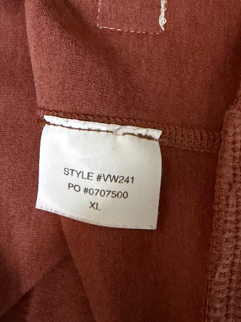 Vuori Halo Daydream Jersey Knit Top Shirt Womens Mauve XL - Picture 7 of 7